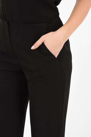 MM6 Mid-Rise Waist Single Pleat Pants