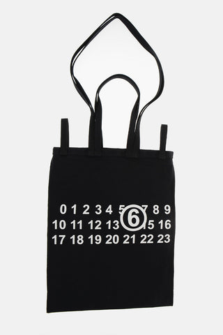 MM6 6HANDLE  LOGO SHOPPER