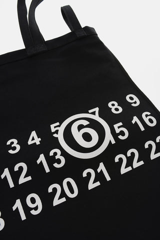 MM6 6HANDLE  LOGO SHOPPER