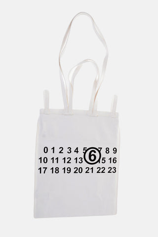 MM6 6HANDLE  LOGO SHOPPER