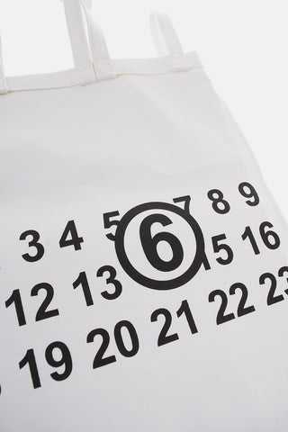 MM6 6HANDLE  LOGO SHOPPER