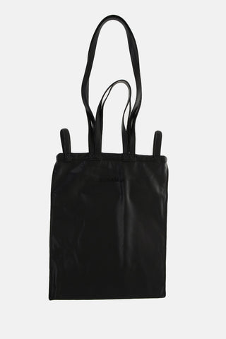 MM6 Faux-Leather Logo Printed 6 Handle Tote Bag