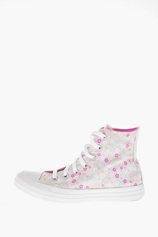 CHUCK TAYLOR ALL STAR Floral- Print Canvas High-top Sneakers