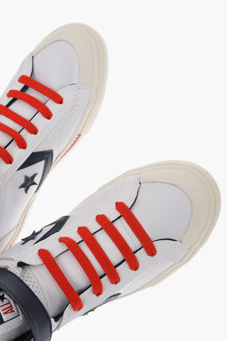 Faux Leather High-top Sneakers