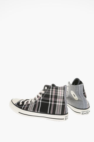 CHUCK TAYLOR ALL STAR Houndstooth and Tartan Check High-top Sneakers