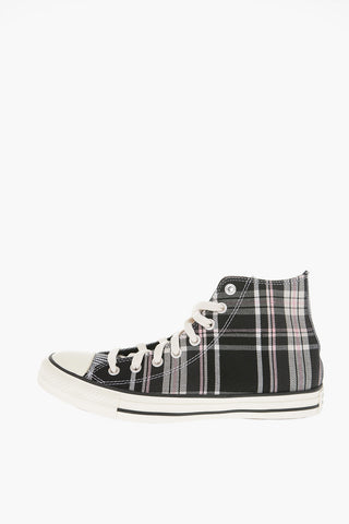 CHUCK TAYLOR ALL STAR Houndstooth and Tartan Check High-top Sneakers