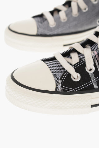 CHUCK TAYLOR ALL STAR Houndstooth and Tartan Check High-top Sneakers