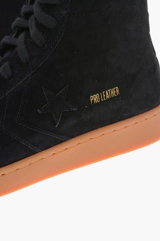 Suede Leather High-top Sneakers