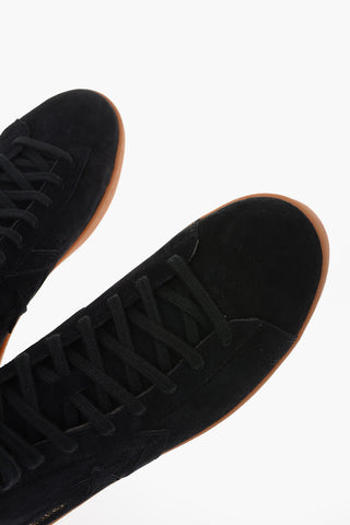 Suede Leather High-top Sneakers