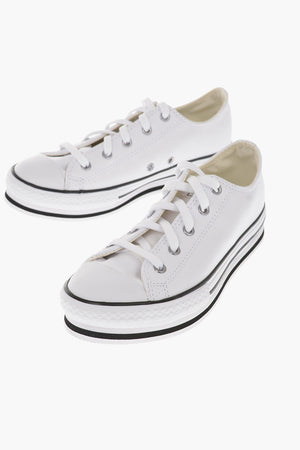 ALL STAR Platform sneaker in Pelle