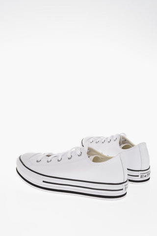 ALL STAR Platform sneaker in Pelle