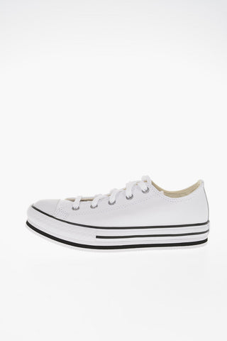 ALL STAR Platform sneaker in Pelle
