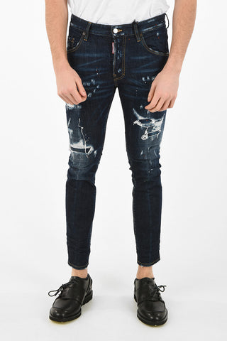 15cm Distressed Printed SKATER Jeans