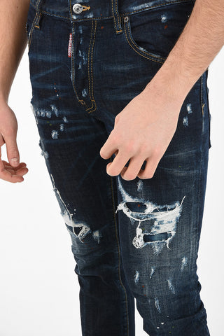 15cm Distressed Printed SKATER Jeans