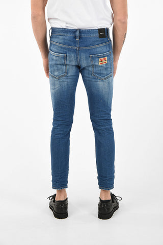 16cm Stretch Denim Capri SKATER Jeans