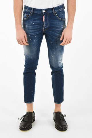 15cm Distressed Printed SKATER Jeans
