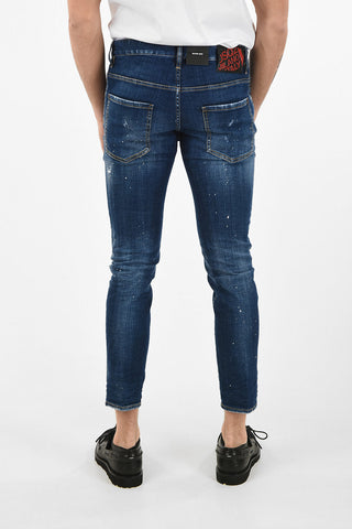 15cm Distressed Printed SKATER Jeans