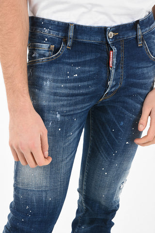 15cm Distressed Printed SKATER Jeans