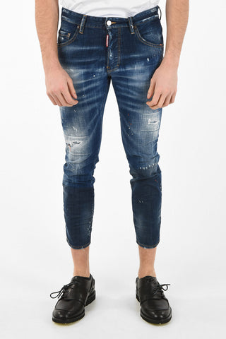 15cm Distressed Printed SKATER Jeans