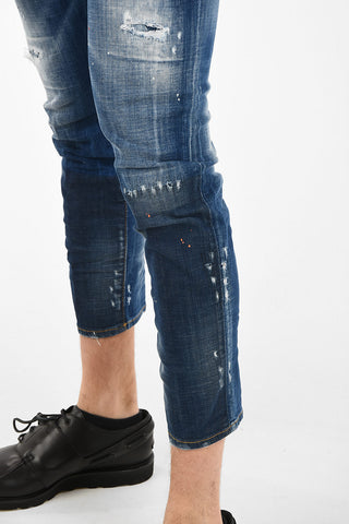 15cm Distressed Printed SKATER Jeans