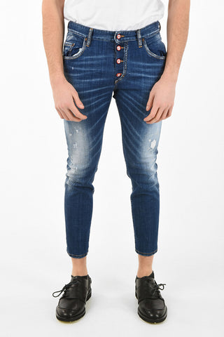 17cm Stretch Denim SKATER Jeans
