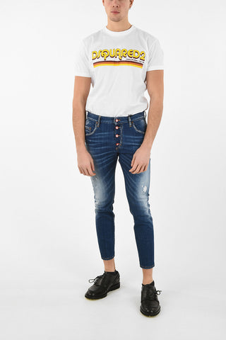 17cm Stretch Denim SKATER Jeans