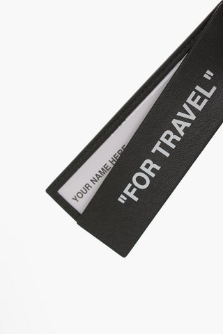Leather QUOTE TAG LUGGUAGE Key Holder 