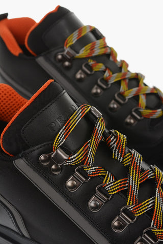 Textile hiking Boots with Leather Profiles