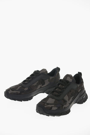 Camouflage Textile Low Sneakers