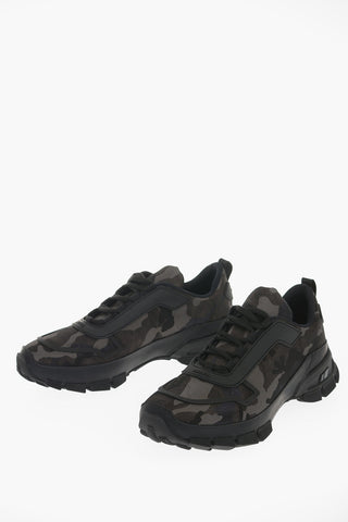 Camouflage Textile Low Sneakers