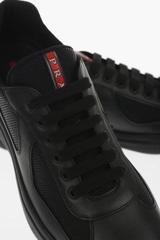 LINEA ROSSA Textile Sneakers with Leather Details