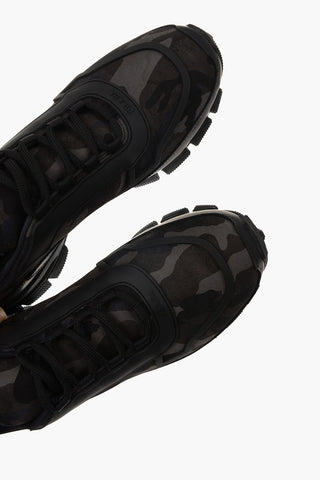 Camouflage Textile Low Sneakers