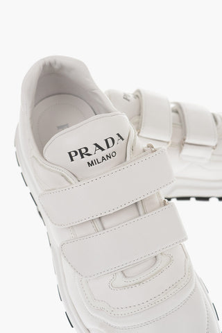 LINEA ROSSA Leather Touch Strap Sneakers