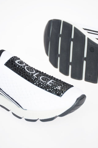 rhinestone embellished RUNWAY Slip On Senakers