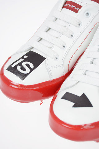 Leather FLOWERS MIX Sneakers