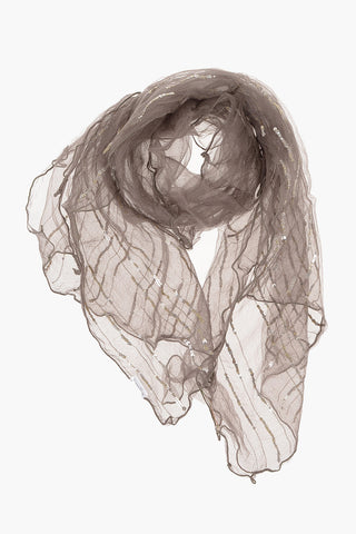 Silk Foulard with Sequin