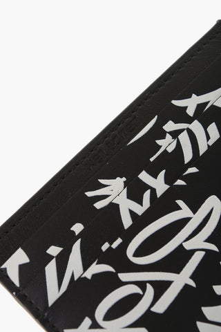 Leather GRAFFITI ALL-OVER Card Holder