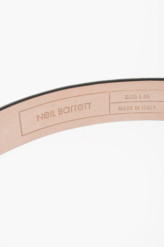 Printed Leather GRAFFITI SQUARE Belt 30 mm