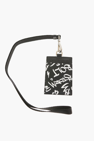 Leather GRAFFITI ALL-OVER Document Holder 
