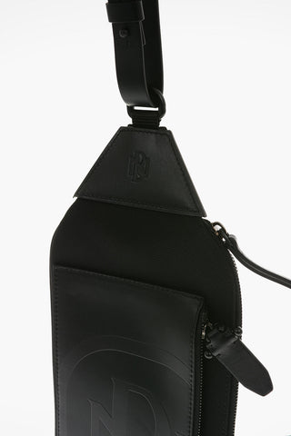 Fabric and Leather Unstructured MONOGRAM SPLIT Bumbag