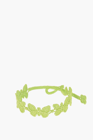 Fabric Butterfly Bracelet