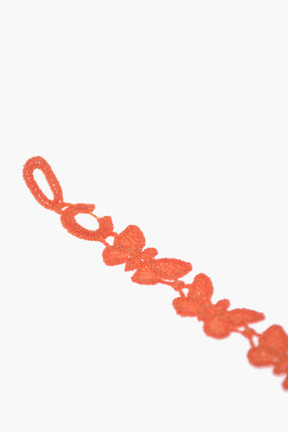 Bracciale in Tessuto con Farfalle