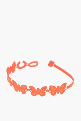 Bracciale in Tessuto con Farfalle