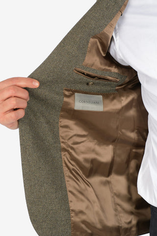 cashmere and virgin wool GATE 2-button blazer