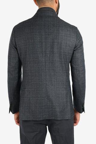 ID blazer IDENTITY tartan in lana vergine