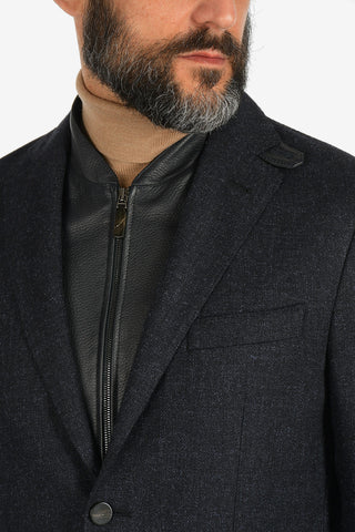 ID silk and cashmere IDENTITY 2-button blazer
