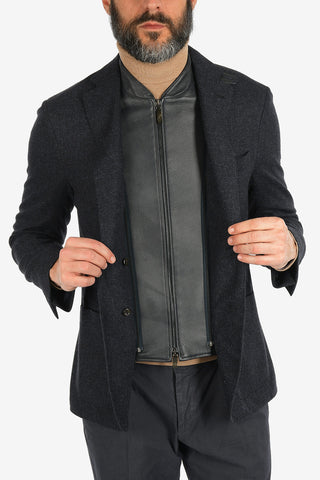 ID silk and cashmere IDENTITY 2-button blazer