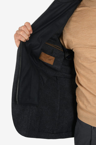 ID silk and cashmere IDENTITY 2-button blazer