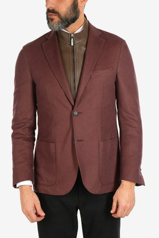 ID silk and cashmere IDENTITY 2-button blazer