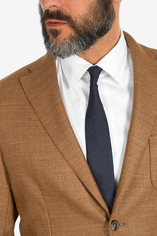 ID silk and virgin wool IDENTITY 2-button blazer